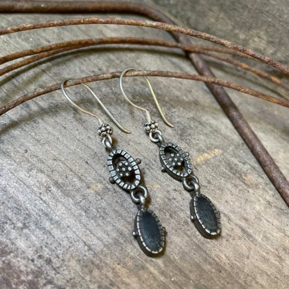 Artisan Boho Chic Tribal Dangle Drop Earrings - Picture 4 of 12